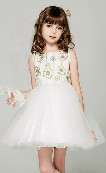 Girls Short Party Dress GACH049
