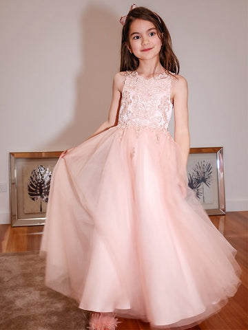 Kids Pink Special Occasion Dress GACH217