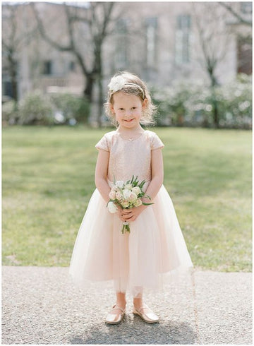 Sequin Tulle Flower Girl Dress GACH261