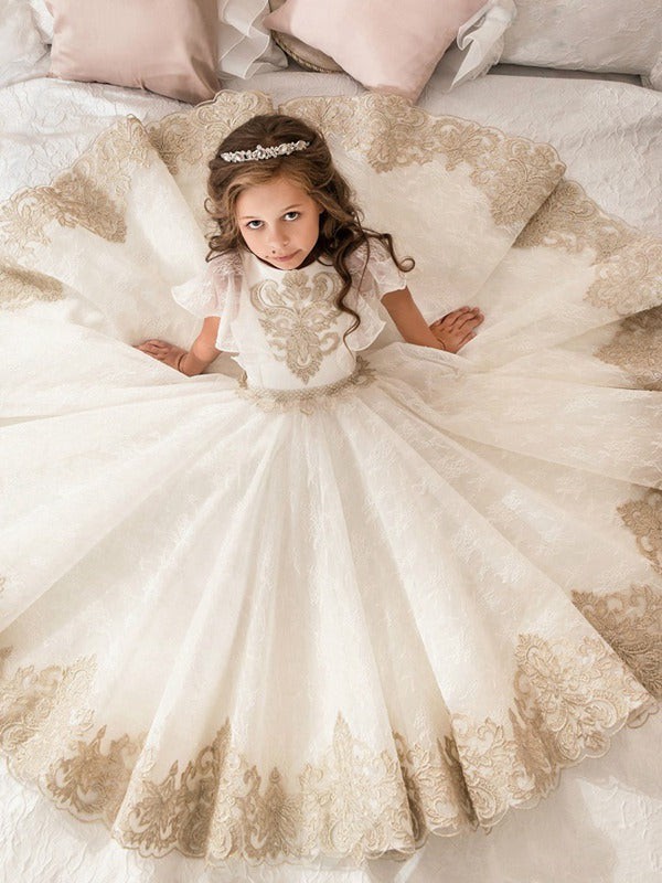 party dress age 5 Kids Party Gown Age 5-11 GCH0108