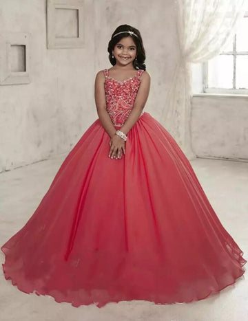Watermelon Girls Ball Party Gown GCHK006