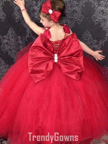 Red Kiddie Party Gown GCH0458