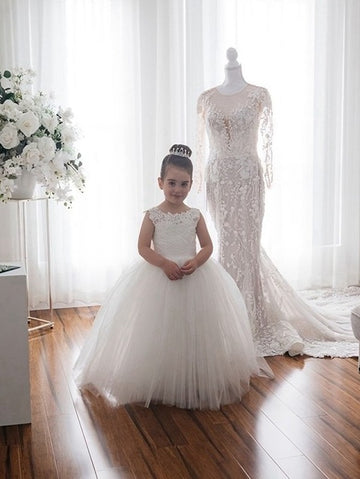 White Girls Party Gown Age 3-8 GFGD518