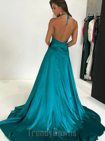 Sexy A-line Ink Blue Junior Prom Dress GTEEN118