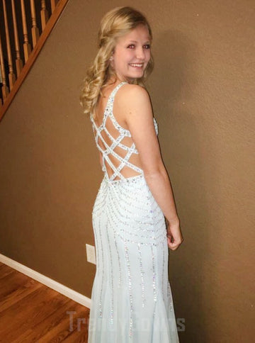 White Sheath Junior Prom Dress GTEEN122