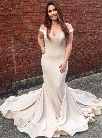 Light Champagne Satin Junior Prom Dress GTEEN127