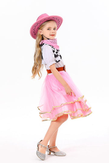 Girl's Cowboy Costume Party Dress Up CST006