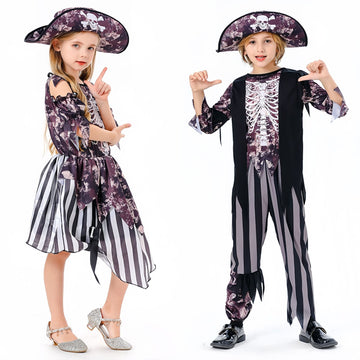 Kids Halloween Pirates of the Caribbean Costume Party Dress Up CST007