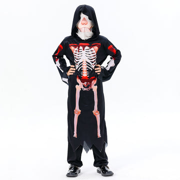 Halloween Children's Reaper Costume Skeleton Cosplay CST015
