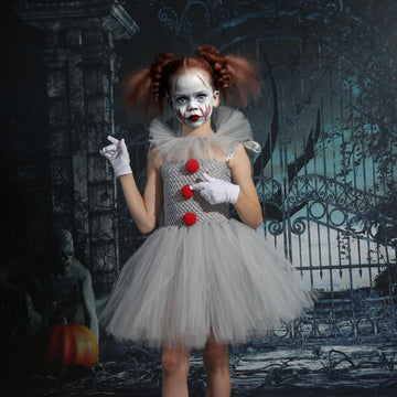 Girls Joker Cosplay Halloween Party Costume CST025
