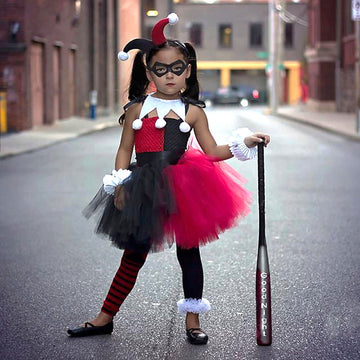 Girls Halloween Joker Costume CST030