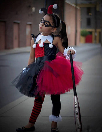 Girls Halloween Joker Costume CST030