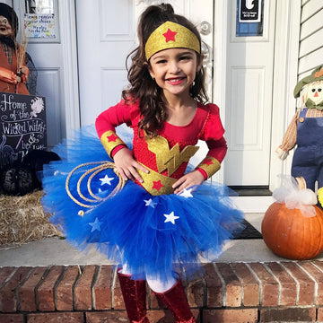 Girls Halloween Wonder Woman Costume CST032