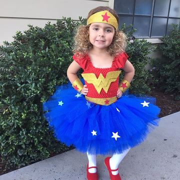 Girls Halloween Wonder Woman Costume CST032