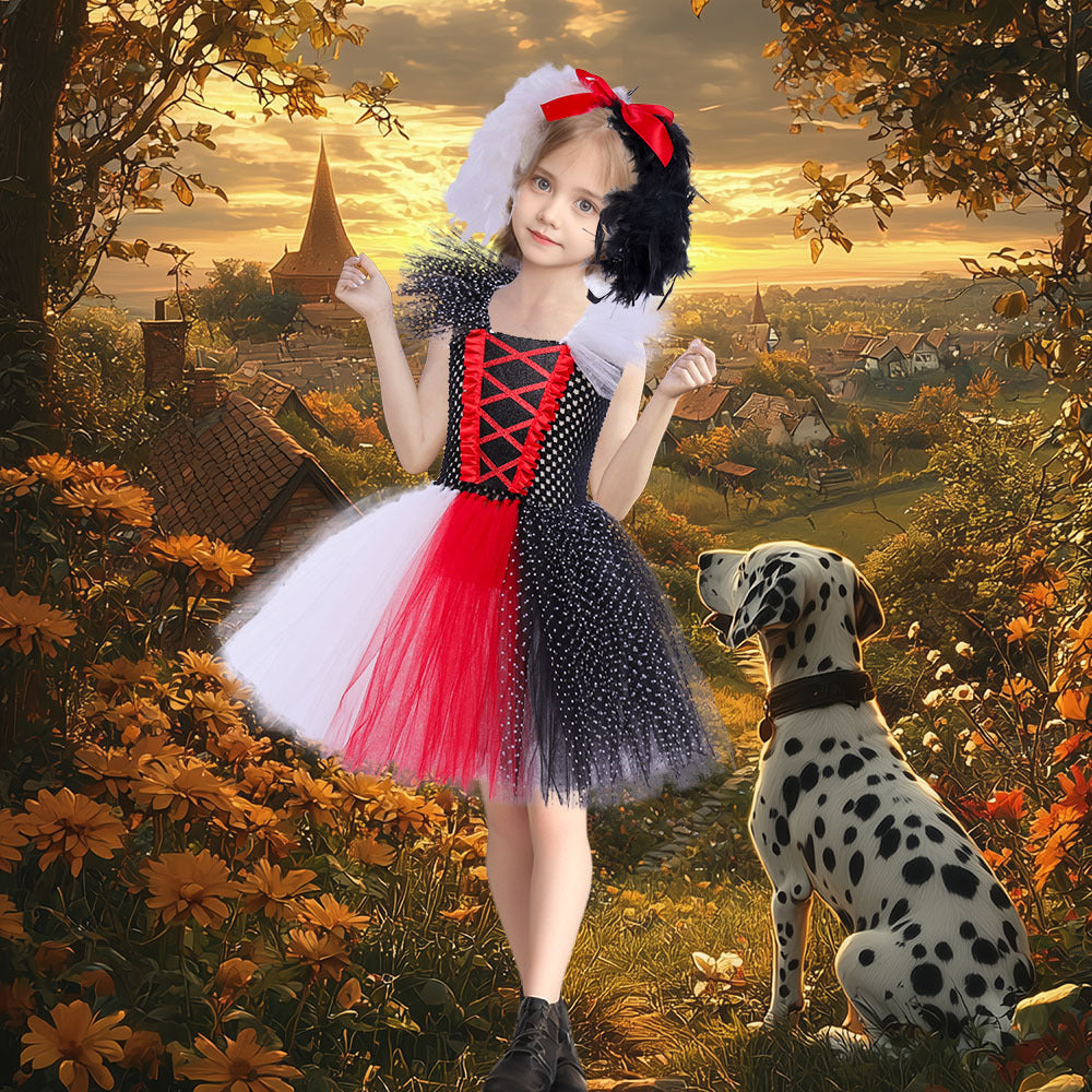 Girls Halloween Costume Puppy Dress UP CST037