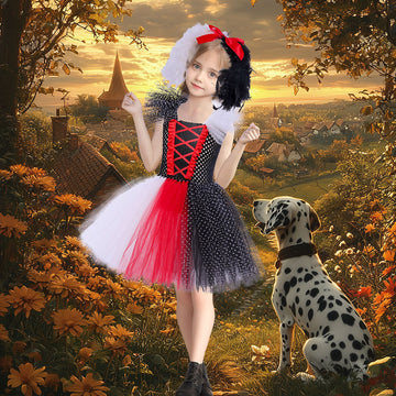 Girls Halloween Costume Puppy Dress UP CST037