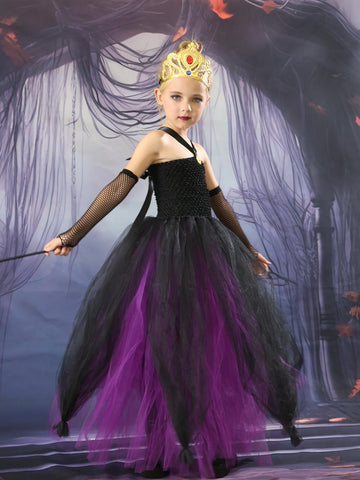 Girls Halloween Vampire Costume Ursula Dress UP CST038