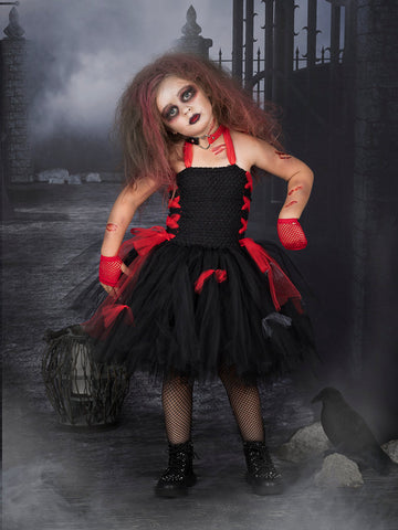 Girls Halloween Zombie Vampire Dress UP CST044