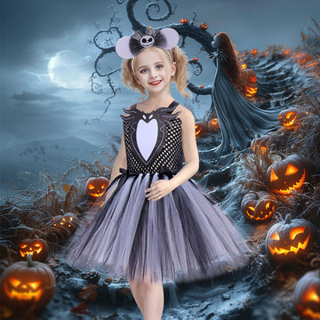 Girls Halloween Costume Jack Skellington Dress UP CST045