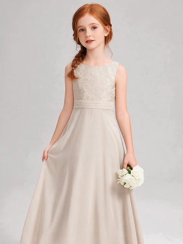 Taupe Junior Bridesmaid Dress FGDA14