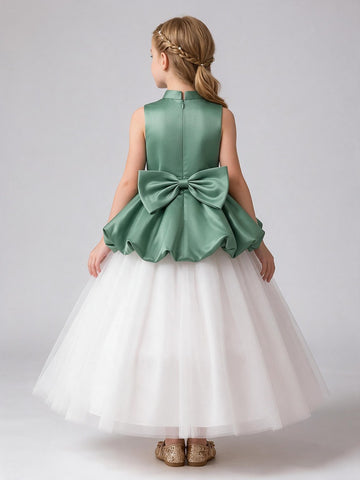 Tea-length Junior Bridesmaid Dress FGDA23