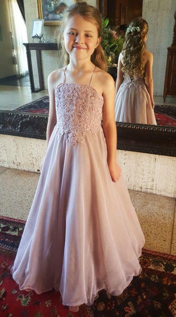 Kids Pink Formal Dress GACH004