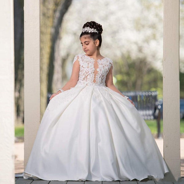 Girl Ball First Communion Gown Age 4-11 GACH067