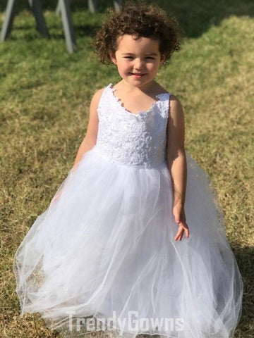 Toddler White Party Gown Age 1-5 Year GACH116
