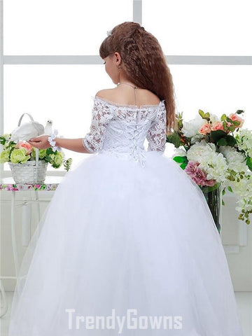 Kids Half Sleeve First Communion Gown GACH120