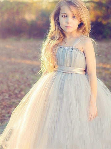 Tulle Kids Prom Gown GACH136