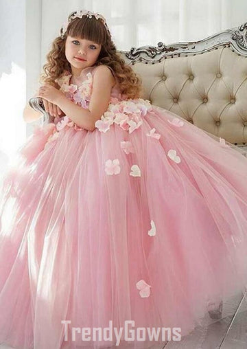 Pink Kiddie Paty Gown GACH144