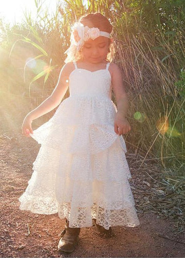 Layered Ruffle Party Gown for Kids GACH171