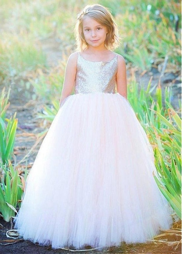 Sequin Kids Girl Pageant Gown GACH173