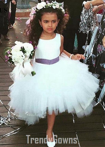 Turquoise High Low Kiddie Party Gown GACH179