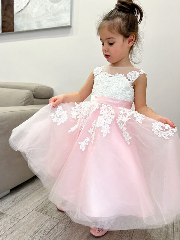 Pink Kiddie Party Gown GACH203