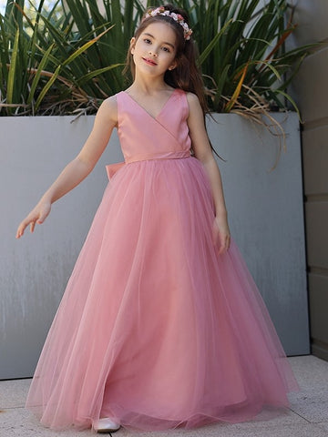 Dusty Rose Princess Kids Party Dress GACH207