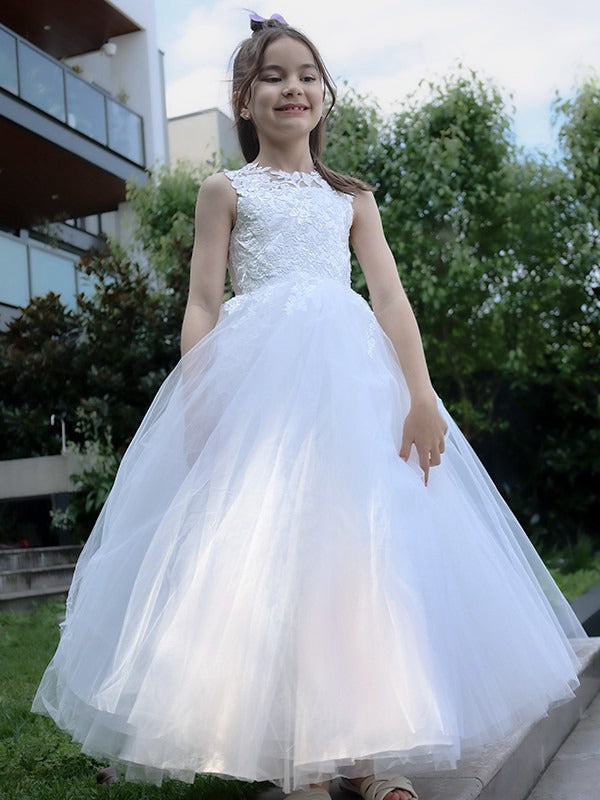 Girls White Communion Gown Age 6-14 Year GACH216