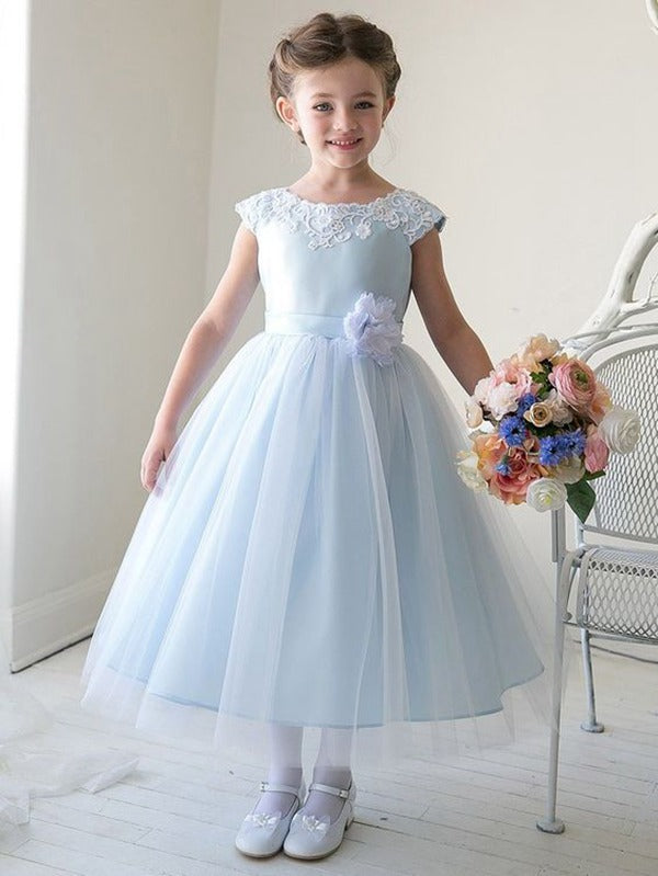 Child Light Blue Party Dress GACH271