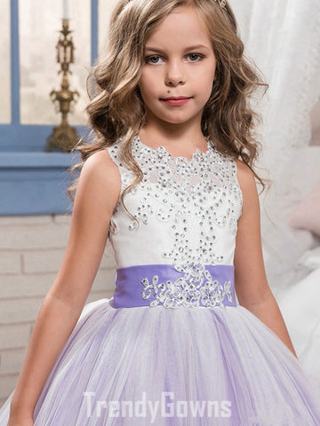 Princess Lilac Kids Party Dress GCH0100