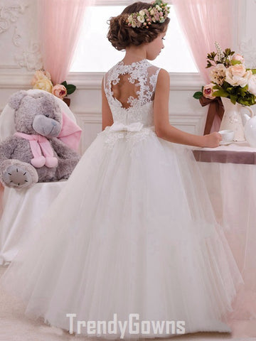 Kiddie White Party Gown GACH0111