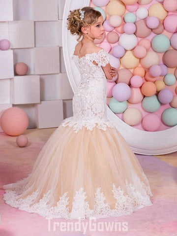 Girls Mermaid Lace Party Gown GCH0117