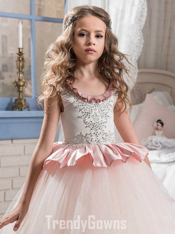 Girls Pink Party Gown GCH0128