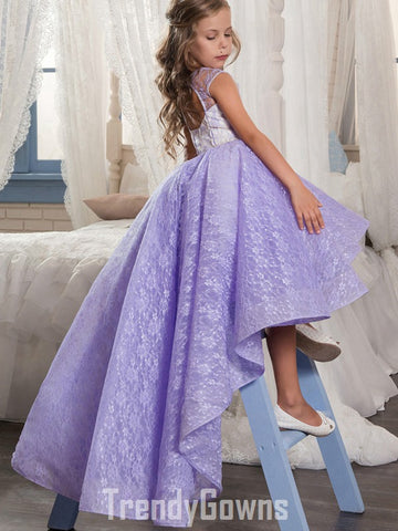 Girls High Low Party Gown Age 6-11 GCH0133
