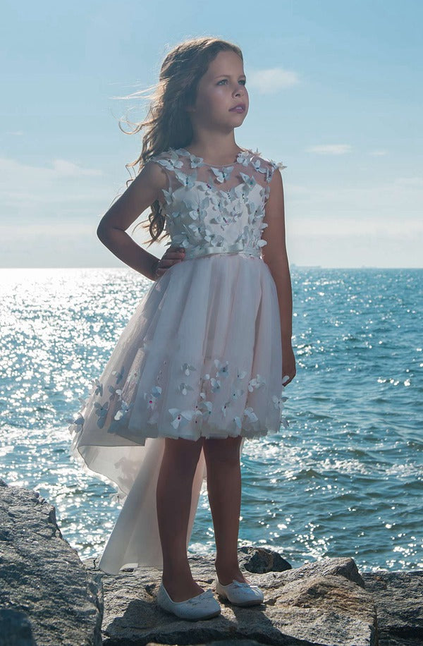 Kiddie High Low Beach Party Dress GCHK090
