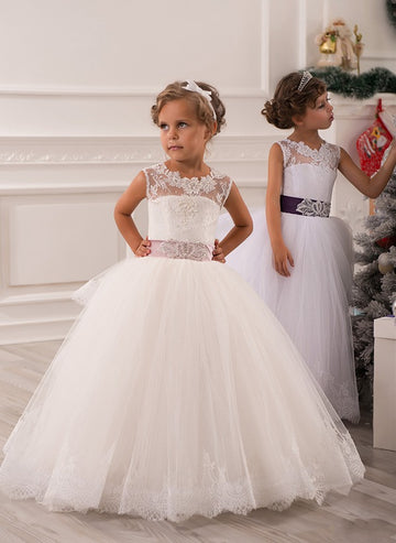 Lace Kiddie First Holy Communion Gown GCHK137