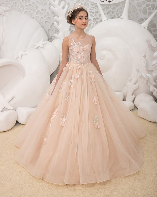 Kids Girls Pageant Gown GCHK190