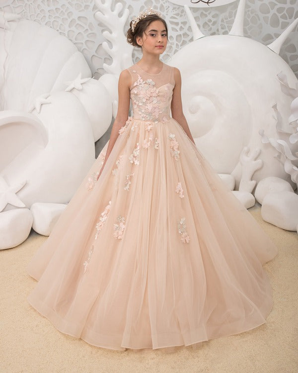 Kids Girls Pageant Gown GCHK191