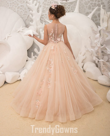 Kids Girls Pageant Gown GCHK191