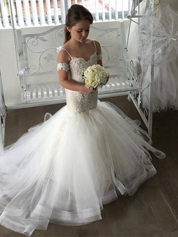 Mermaid Kiddie Wedding Party Gown GCH0454