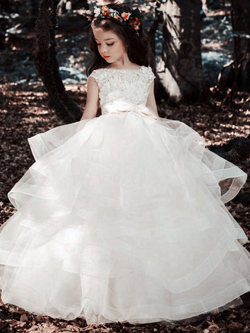 White Girls Communion Gown GFGD513